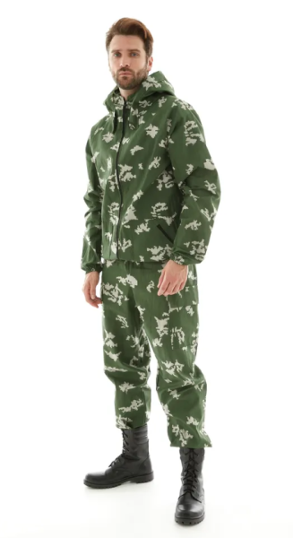 Костюм МАСКХАЛАТ, тк. Бязь, СЕТКА, Савва Морозов, куртка/брюки, цв. Белая Березка от магазина Рабочий класс