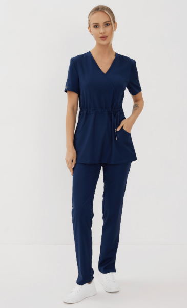 Костюм Е778/Е777 женский Премиал, цв. синий  от магазина Рабочий класс