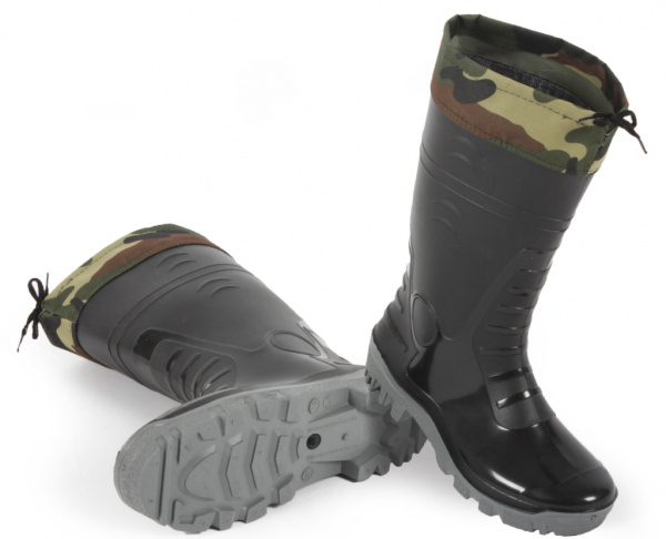 Сапоги мужские ПВХ двухкомпонентные с надставкой, черный от магазина Рабочий класс