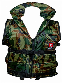 Жилет спасательный двухсторонний универсальный COMFORT HUNTER (Охотник) 80-120 кг от магазина Рабочий класс