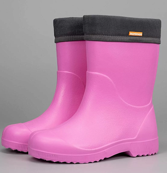 3-106-R04 Сапоги школьные из ЭВА Nordman JET с флисовым утеплителем цвет розовый  от магазина Рабочий класс