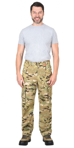 Брюки Сириус-Кобра КМФ Мультикам тк. смесовая от магазина Рабочий класс