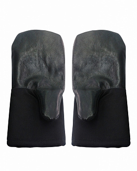 Рукавицы меховые тк. Диагональ с кож. наладонником от магазина Рабочий класс