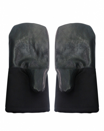 Рукавицы меховые тк. Диагональ с кож. наладонником от магазина Рабочий класс