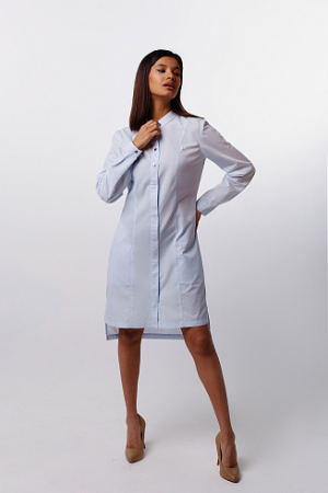 Халат женский Тиси R213A цв. светло-голубой от магазина Рабочий класс