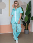 Женский костюм Бьютис NEW (тканьТиСи), мятный от магазина Рабочий класс