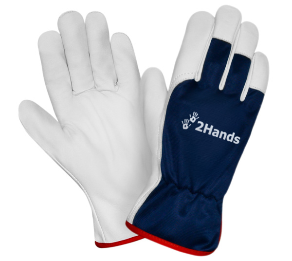 Перчатки 2Hands 0750, полиэстер/овечья кожа от магазина Рабочий класс