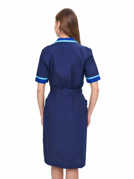 Халат женский "Прибой" т.синий/васильковый/голубой от магазина Рабочий класс