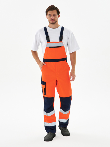 Костюм сигнальный ProfLine Specialist-2 МВО (тк.Смесовая,240) п/к, оранжевый/т.синий от магазина Рабочий класс