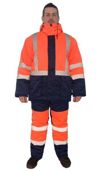 Костюм зимний "Сигнал-Р-2" куртка+п/к, цв, оранж/синий  от магазина Рабочий класс