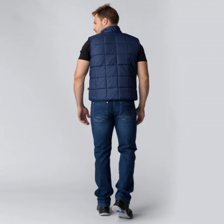 Офис, жилет синий от магазина Рабочий класс