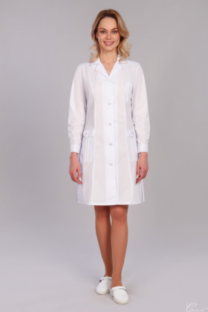 Халат женский медицинский мод. 176-1ТДС от магазина Рабочий класс