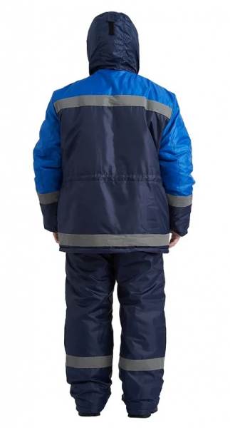 Костюм зимний СКАНДИН-СОП куртка+п/комбинез. цв. т. син.+вас от магазина Рабочий класс