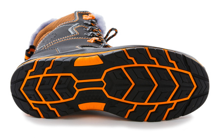 Ботинки с высоким берцем PERFECT PROTECTION" PRB10N-CKW ПУ-Нитрил с ПП и АС натуральный мех от магазина Рабочий класс