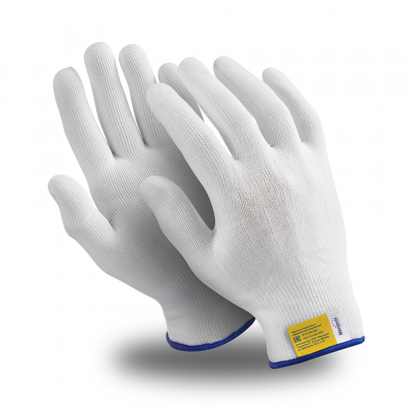 Перчатки МИКРОН нейлон, белые от магазина Рабочий класс