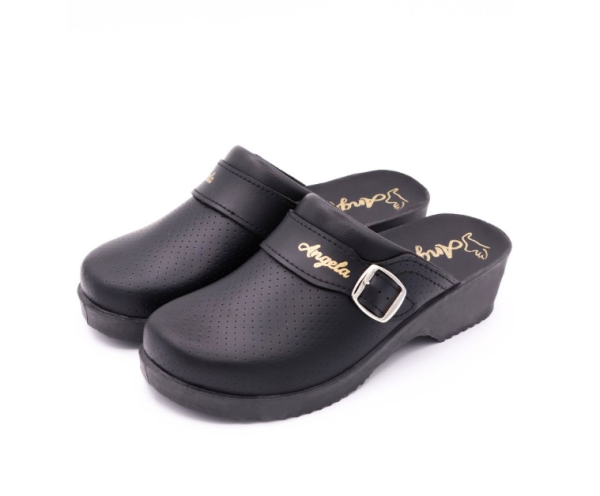 Женские Сабо Angela Comfort, арт. 55/16B, цвет черный от магазина Рабочий класс