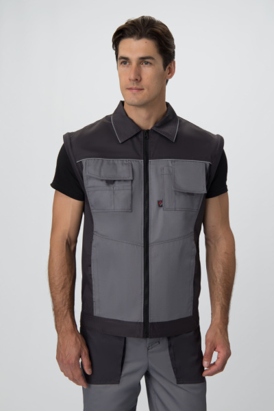 Куртка-трансформер ЛИДЕР IMP т.серый/св.серый тк.Смесовая от магазина Рабочий класс