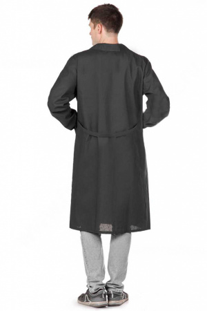 Халат рабочий (бязь)  черный от магазина Рабочий класс