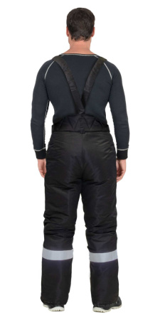 Брюки СИРИУС-АЛЕКС зимние, черные с СОП от магазина Рабочий класс