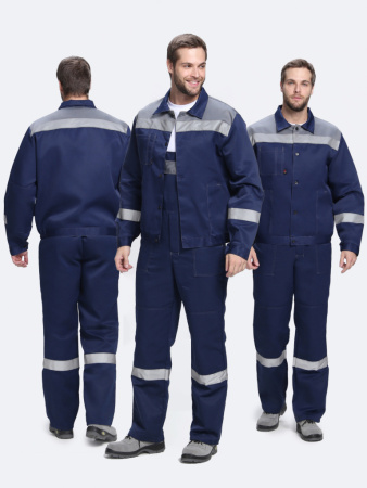 Костюм Лигор-2 СОП (тк.Смесовая,210) п/к, т.синий/серый от магазина Рабочий класс