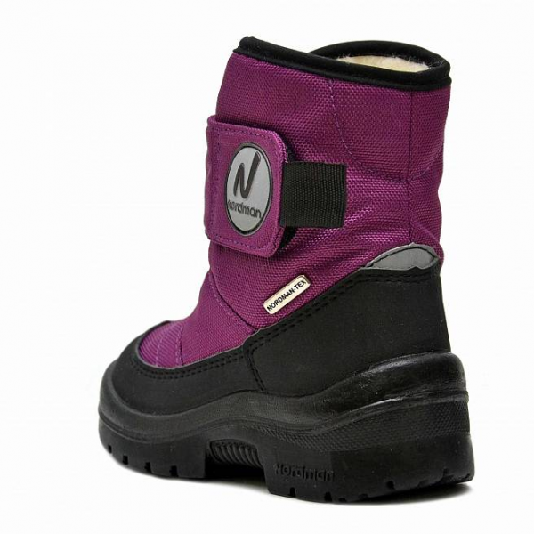 Сапоги зимние дошкольные "Nordman Next"  на горизонтальной липе цвет фиолетовый от магазина Рабочий класс