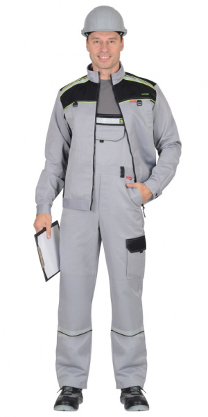Костюм Практик с п/к (светло-серый/черный) от магазина Рабочий класс