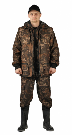 Костюм мужской Тройка демисез. КМФ тк. Алова мембрана от магазина Рабочий класс