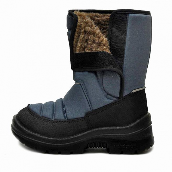 Сапоги зимние школьные Nordman Lumi на липучке цвет темно-серый от магазина Рабочий класс