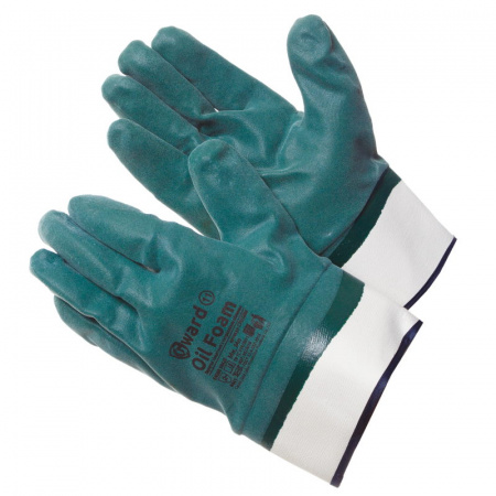 Перчатки Gward Oil Foam МБС, КЩС вспененное нитриловое покрытие, крага от магазина Рабочий класс