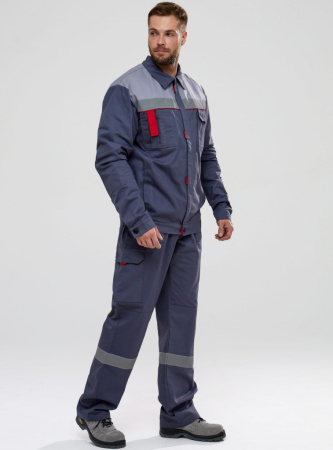Костюм Флагман-Фаворит-2 СОП IMP (тк.Саржа,250) п/к, т.серый/св.серый от магазина Рабочий класс