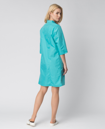 Халат женский ЛИРА тк. ТиСи цв. Бирюзовый от магазина Рабочий класс