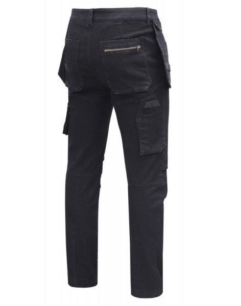 Брюки рабочие джинсовые HOEGERT ESDORF, цвет черный, HT5K935 от магазина Рабочий класс