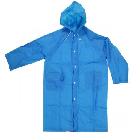 Дождевик детский (4-6 лет) фиолетовый ПВХ с капюшоном (на кнопках) от магазина Рабочий класс