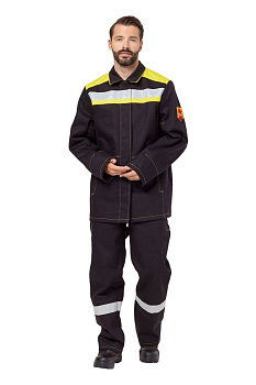 Костюм сварщика мужской летний "Файмер 2" цвет черный/желтый от магазина Рабочий класс