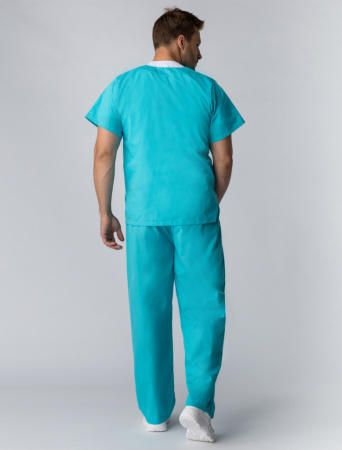 Костюм хирурга (тк.ТиСи), бирюзовый от магазина Рабочий класс