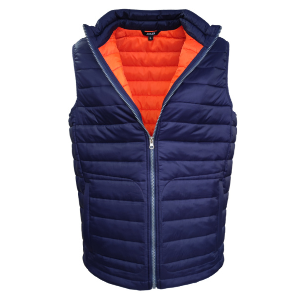 Жилет утепленный арт. J-01, цв. синий/оранжевый от магазина Рабочий класс