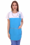 Фартук № 9 габардин цв. Васильковый от магазина Рабочий класс