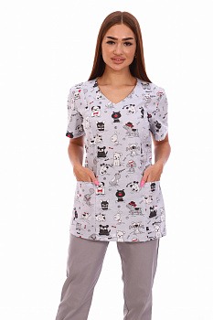 Блуза Поплин (Звери) от магазина Рабочий класс