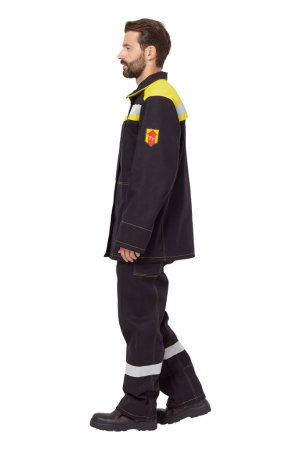 Костюм сварщика мужской летний "Файмер 2" цвет черный/желтый от магазина Рабочий класс