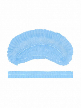 Шапочка-берет (Шарлотта) цв. голубой, тк. спанбонд от магазина Рабочий класс