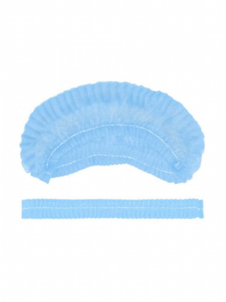 Шапочка-берет (Шарлотта) цв. голубой, тк. спанбонд от магазина Рабочий класс