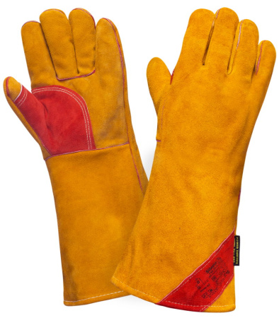 Краги утепленные 2Hands (Siberia) Т42-11-ru, спилок КРС/иск.мех, швы Kevlar от магазина Рабочий класс