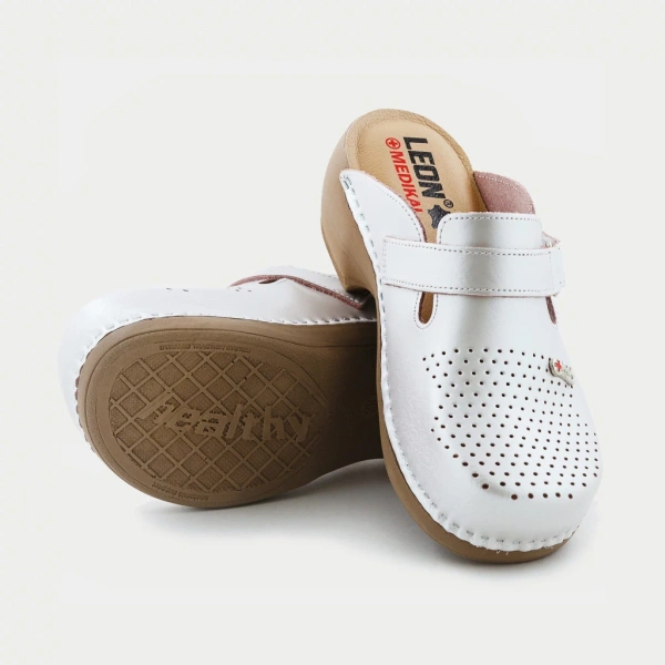 Сабо женские арт. MED159P LEON Medikal цв. Перламутр от магазина Рабочий класс