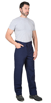 Брюки "СИРИУС-Азов" тк. софтшелл, цв. синий от магазина Рабочий класс