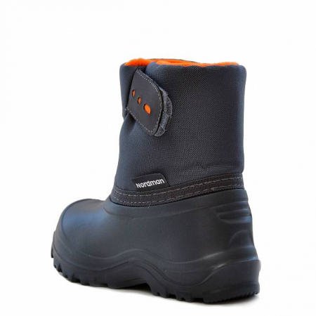 Сноубутсы Nordman JOY малодетские из ЭВА на высокой липучке цв. оранжевый  серый от магазина Рабочий класс