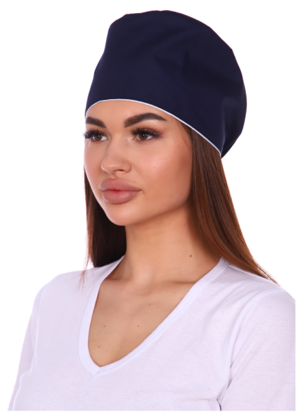 Шапочка на резинке (ТИСИ) Темно-синий  от магазина Рабочий класс