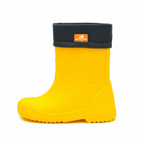 Сапоги малодетские из ЭВА Nordman JET (с флисовым утеплителем цвет желтый) от магазина Рабочий класс
