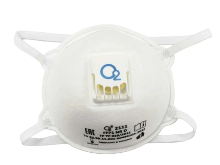 Респиратор (полумаска) фильтрующая с клапоном выдоха FFP1 NR D арт. 2111 от магазина Рабочий класс