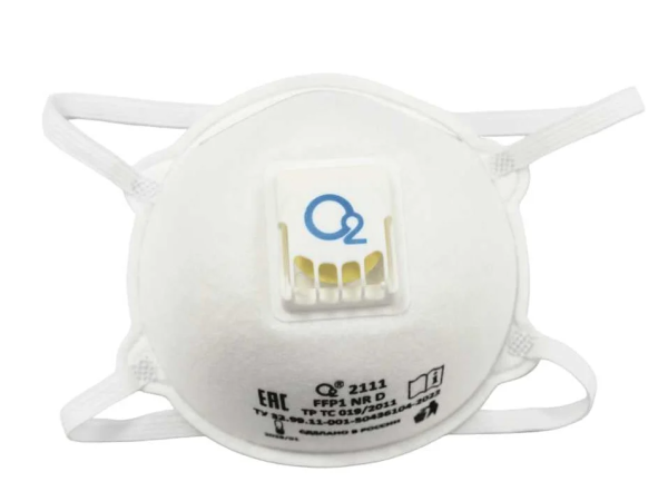 Респиратор (полумаска) фильтрующая с клапоном выдоха FFP1 NR D арт. 2111 от магазина Рабочий класс