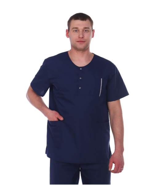 Костюм № 60 тк. Тиси цв. Темно-синий от магазина Рабочий класс